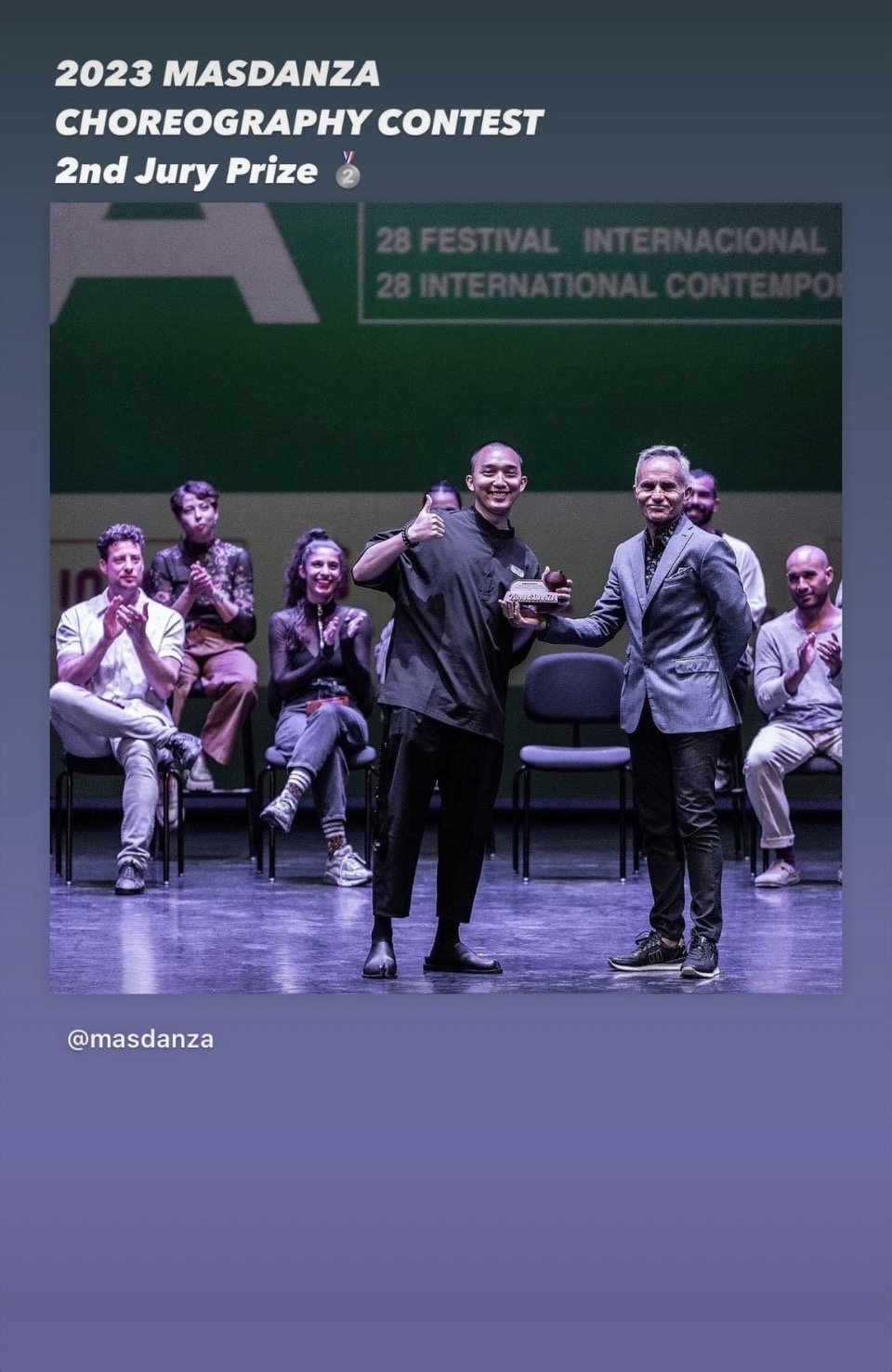 捷報！2023舞蹈學系碩士班校友及碩士生獲得2023年MASDANZA銀牌獎！ 精選圖片